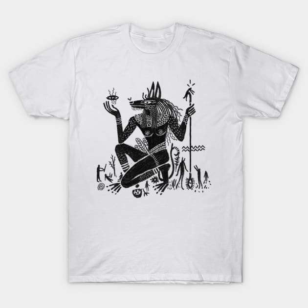 Egypt Gods - 4 T-Shirt by Axstonee